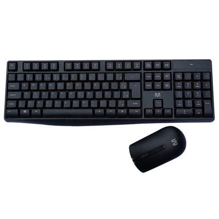 Teclado e mouse sem fio USB 2.4Ghz Preto multimídia - TC270 - Multi