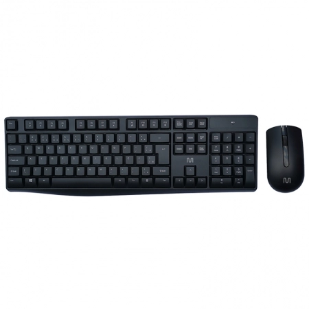 Teclado e mouse sem fio USB 2.4Ghz Preto multimídia - TC270 - Multi