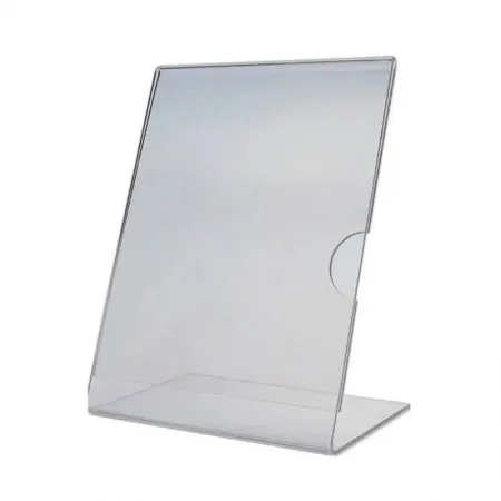 Display acrílico de mesa vertical com apoio 150x220mm - 90053 - Acrinil