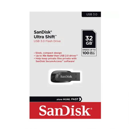 Pen drive ultra shift 32GB USB 3.0 SDCZ410-032G-G46 - Sandisk