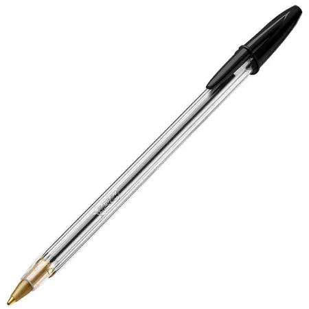 Caneta esferográfica Cristal 1.0mm Preta caixa com 50 unidades - Bic