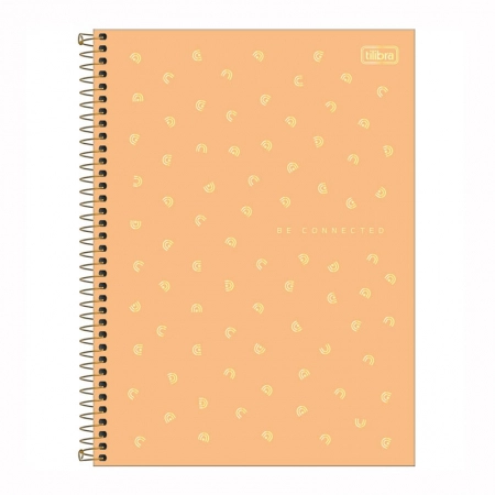 Caderno espiral capa dura universitário 1x1 80 folhas Neon Feminino Connect - Capa 3 - Tilibra