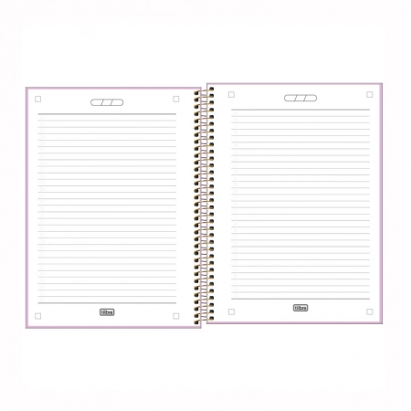 Caderno espiral capa dura universitário 1x1 80 folhas Neon Feminino Connect - Capa 3 - Tilibra
