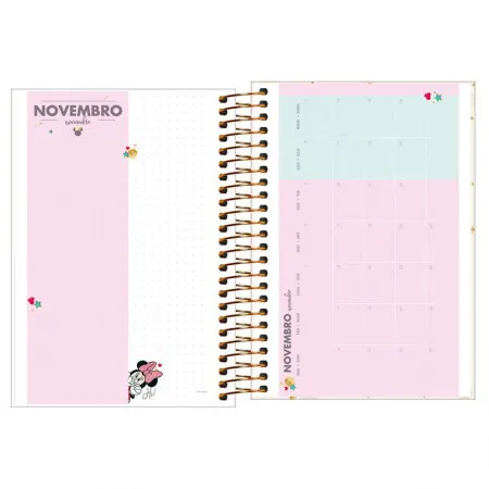 Agenda espiral diária Minnie 2026 - Capa 2 - Tilibra	