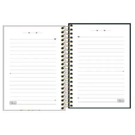 Caderneta espiral capa dura 1/8 Le Vanille 80 folhas - Capa 1 - Tilibra	