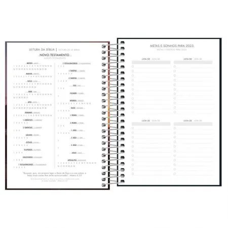 Agenda espiral diária Louvor 2026 - Capa 4 - Tilibra	