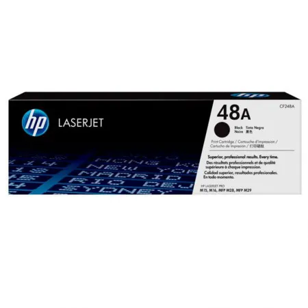 Toner HP 48A Original CF248A Preto p/ Laserjet Pro M15a, M15w, M28w, M28a