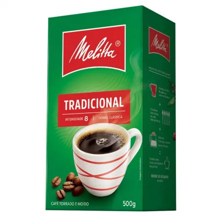 Café em Pó Tradicional 500g vácuo - Melitta