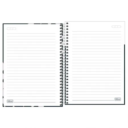 Caderno espiral capa dura 1/4 80 folhas Capricho Capa 4 - Tilibra	