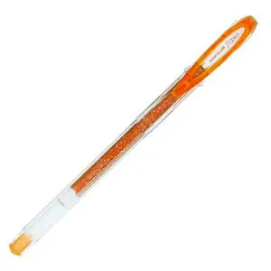 Caneta gel sparkling signo 0.7mm - UM-120SP - Laranja - Uni-Ball