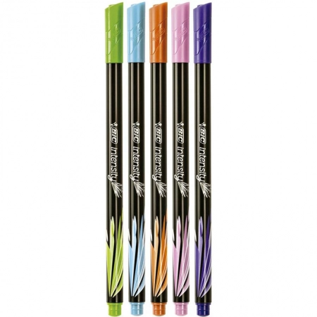 Caneta hidrográfica Point Intensity com 5 unidades - Bic