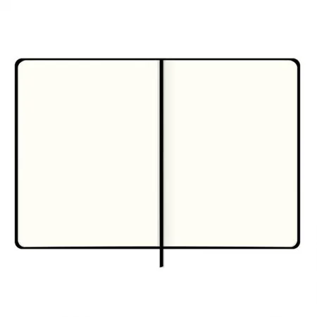 Caderneta capa dura sem pauta 1/8 Fitto 80 folhas Cambridge Preto - Tilibra