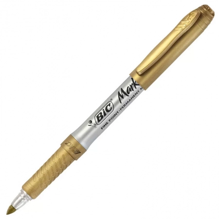 Pincel marcador permanente Marking Dourado Metálico 971150 - Bic