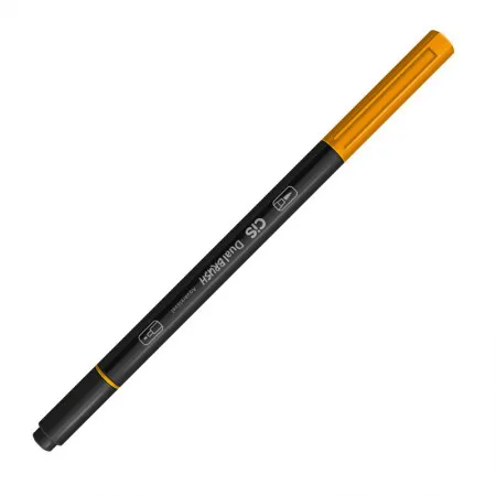 Caneta Pincel dual Brush Aquarelável - (19) - Laranja - Cis