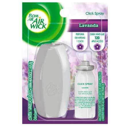 Bom Ar Air Wick Click Spray lavanda aparelho+refil - Reckitt Benckiser