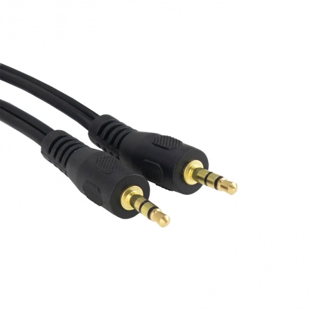 Cabo de áudio estéreo P2 para P2 1,2m -  TBlack