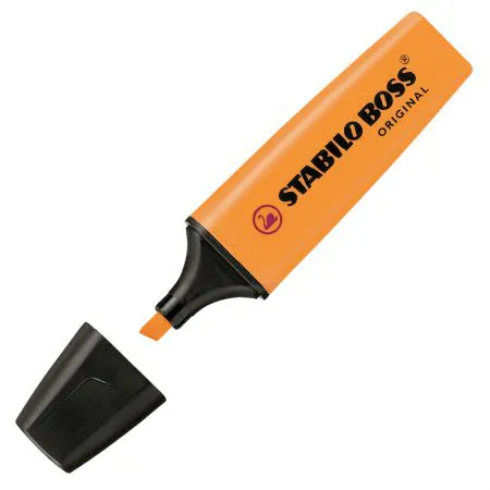 Pincel marca texto Boss - Laranja - 70/54 - Stabilo