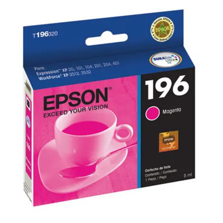 Cartucho Epson (196) T196320 - magenta 290 páginas